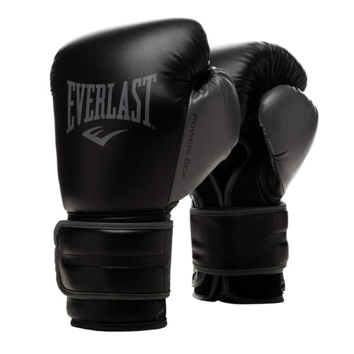 Everlast Powerlock 2R Box-Trainingshandschuhe - Schwarz 16oz