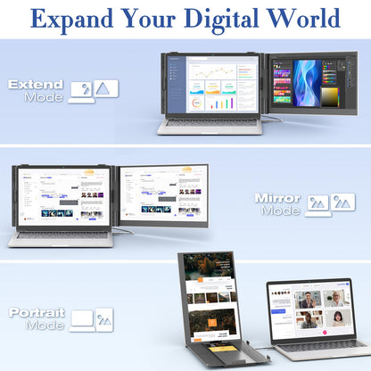 KEFEYA 14,1 Zoll Tragbarer Monitor - FHD Ultradünn