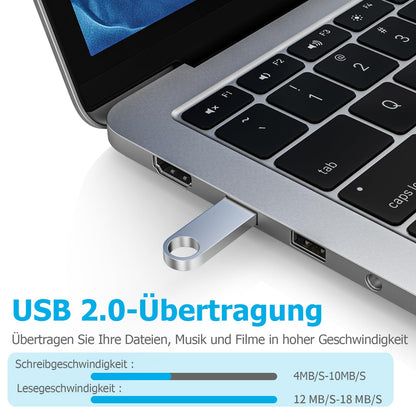 ABLAZE USB Stick 8GB Mini Speicherstick Metall wasserdicht 10 Stück