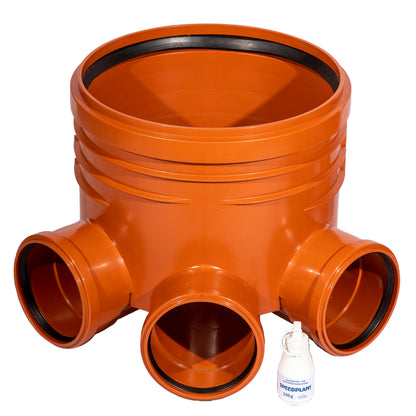 Revisionsschacht KG Abwasser DN400/DN110 - Komplett Set