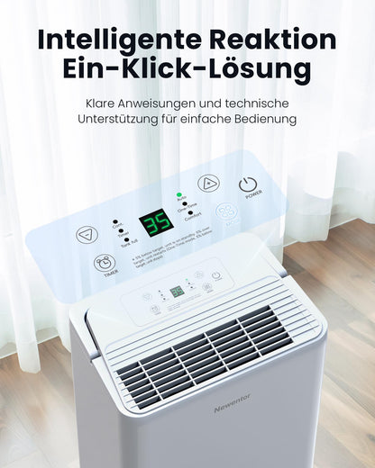 Newentor Luftentfeuchter elektrisch 12L für Raum & Keller