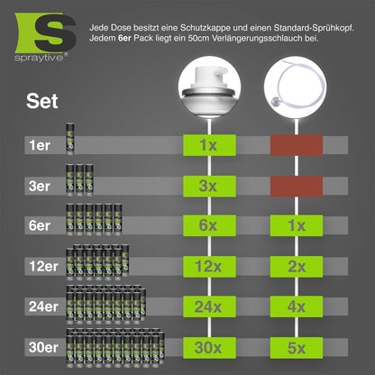 Spraytive Power Bremsenreiniger Spray Industrie – 24x500ml