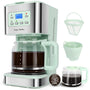 Taylor Swoden Filterkaffeemaschine mit Timer, 1,5 L, 12 Tassen, Grün