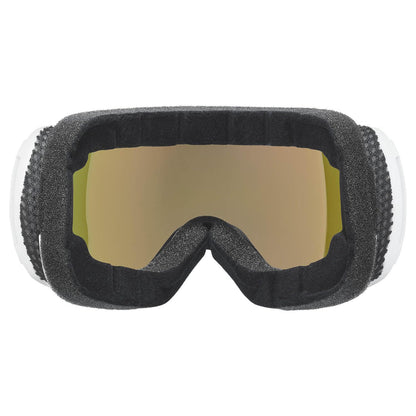 uvex downhill 2100 CV planet Skibrille - white/scarlet-green