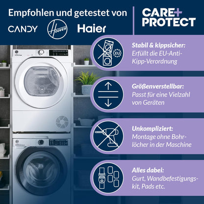 CARE+PROTECT Zwischenbaurahmen Universal Auszug 47-62cm Weiss