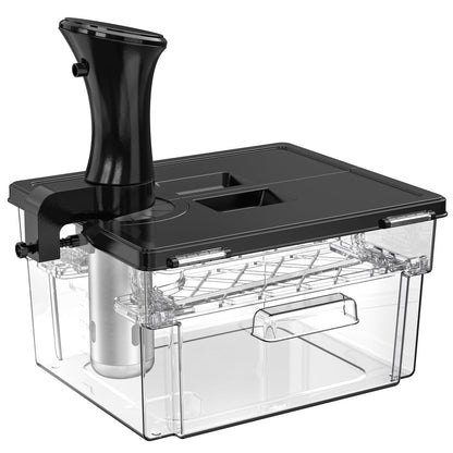 Universal Sous Vide Behälter Set 11L mit Rack & Deckel Polycarbonat