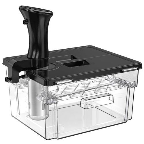 Universal Sous Vide Behälter Set 11L mit Rack & Deckel Polycarbonat