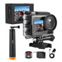 SVBONY SVGo2 4K Action-Kamera, wasserdicht bis 30 m, Dual-Screen mit Touchscreen und Frontdisplay