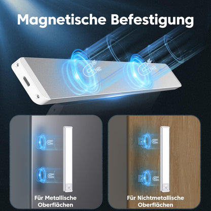 FILIYANO LED Schrankbeleuchtung mit Bewegungsmelder, 30 cm, 3er-Set
