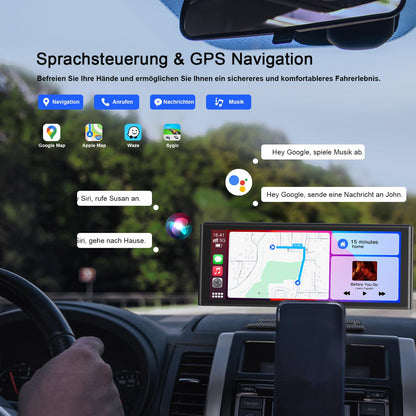 Avylet 9,26" wireless Carplay Display - Android Auto, Rückfahrkamera