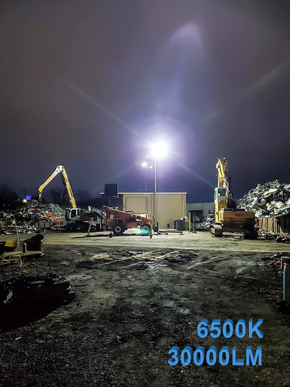 POWFUL LED Flutlicht 300W Aussenstrahler - 6500K, IP67