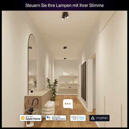 Philips Hue Essential GU10 LED Spot White & Color, 345 lm, 4er-Pack