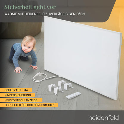 Heidenfeld HF-HP140 Mobile Infrarotheizung - 800 Watt
