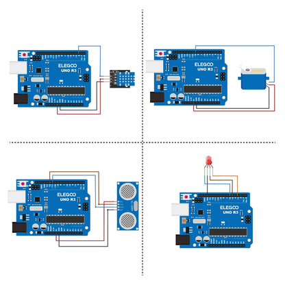 ELEGOO UNO R3 Ultimate Starter Kit Elektronik-Baukasten mit Tutorial