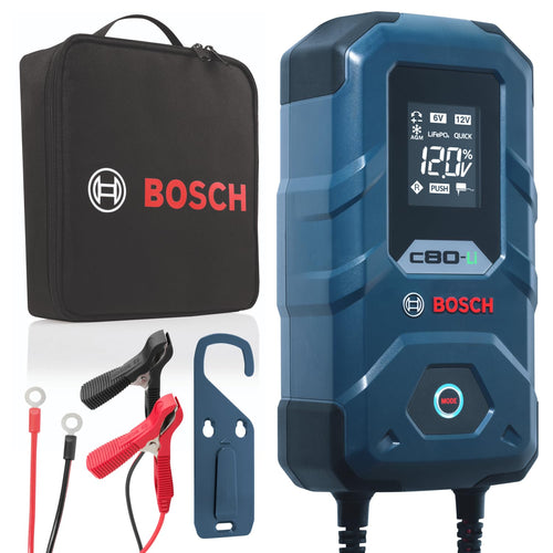 Bosch C80-Li Batterieladegerät 15A - 6V/12V & Lithium (LiFePO4)