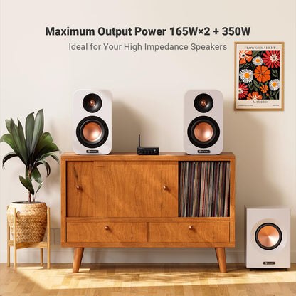 Fosi Audio BT30D Pro Bluetooth HiFi Verstärker 2.1 Kanal