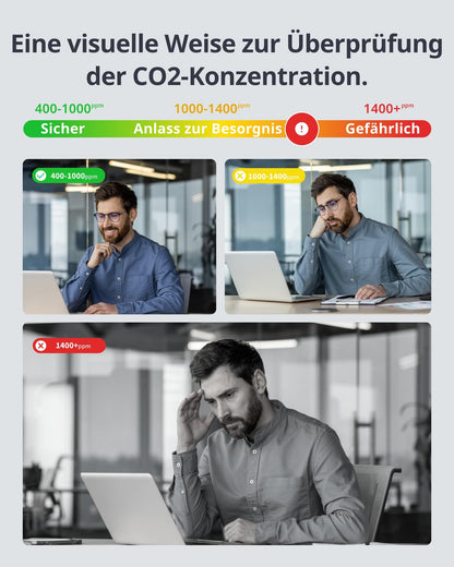 SwitchBot CO2 Messgerät – Luftqualität, Thermo-Hygrometer