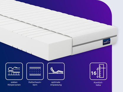 Traumnacht Orthopädische 7-Zonen Kaltschaum Matratze - H3 120x200 cm