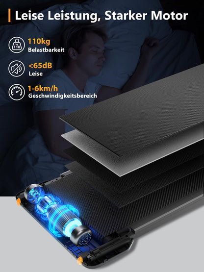 WALKINGPAD Z1 Laufband klappbar, leises Walking Pad für Schreibtisch