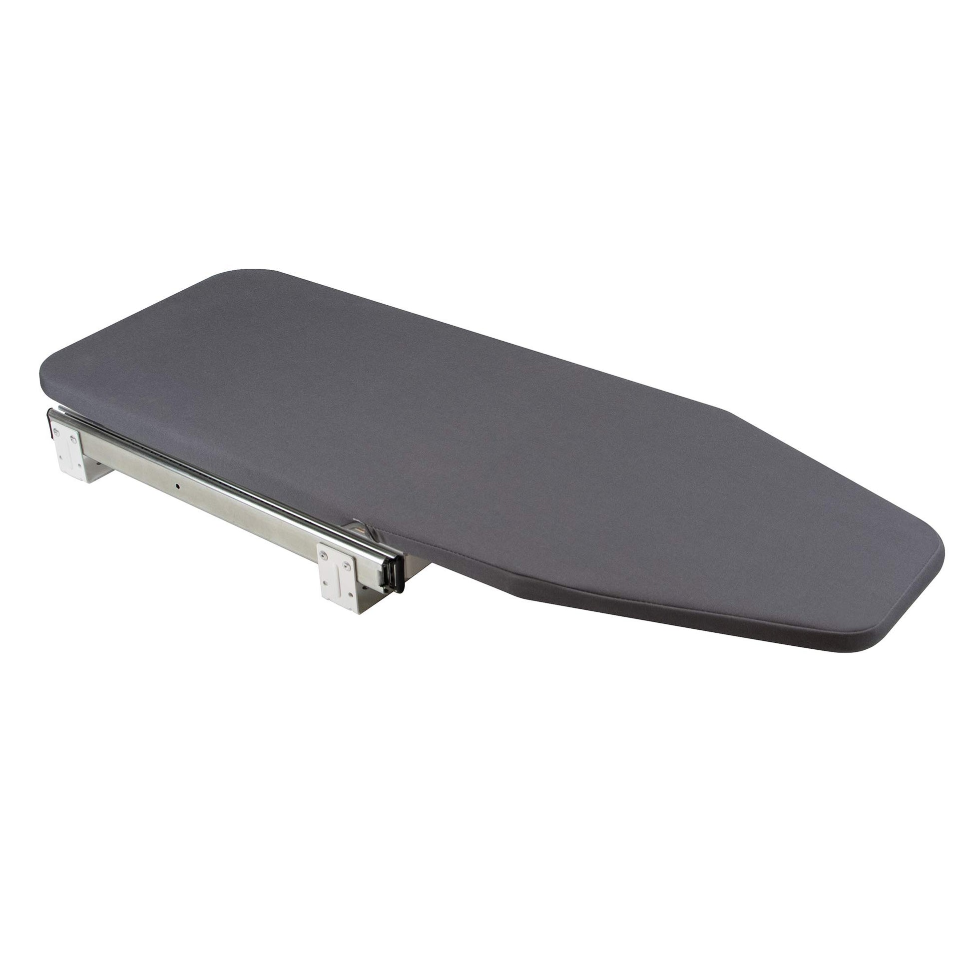 Emuca Klappbares Einbau-Bügelbrett 810x300 mm mit Bezug. Kompaktes, klappbares Bügelbrett mit Bezug zum platzsparenden Bügeln.
