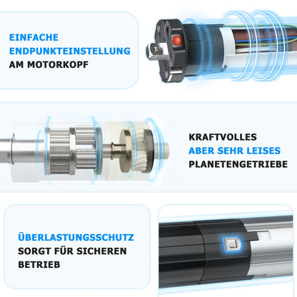 jarolift TDEP 20/13 Rollladenmotor - SW60, 42 kg Zugkraft