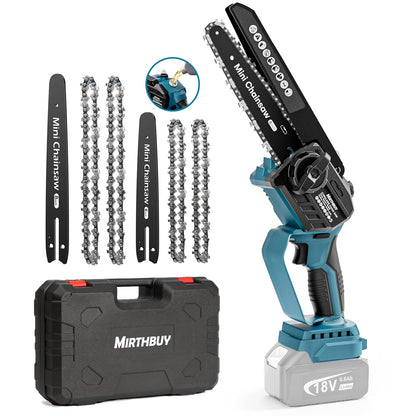 Mini Kettensäge 6/8 Zoll Bürstenlos – Makita 18V kompatibel, Ohne Akku