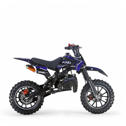 KXD 701 49ccm Kinder Dirt Bike Crossbike Pitbike - Blau