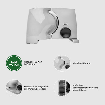 ritter nova 1 Elektrischer Allesschneider Brotschneidemaschine – Metall