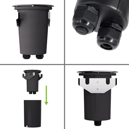 SSC-LUXon JUAVI Bodenspot Aussen GU10 IP67 befahrbar - 4er Set