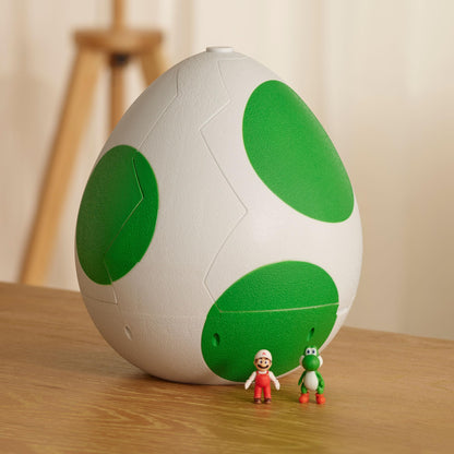 „Super Mario Galaxy“-Film: Yoshi Egg 9„ / 23 cm Spielset mit 1,5“ großen Actionfiguren, offiziell lizenziert von Jakks Pacific, inklusive 4 cm großen Minifiguren, interaktives Spielset, ab 3 Jahren