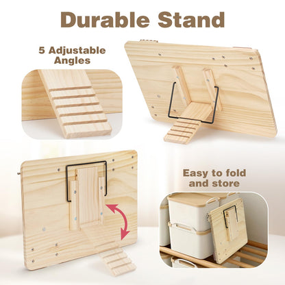 Joyreal Montessori Busy Board - Motorikbrett aus Holz für Kleinkinder