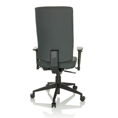 hjh OFFICE PRO-TEC 300 Profi Bürodrehstuhl Stoff Grau