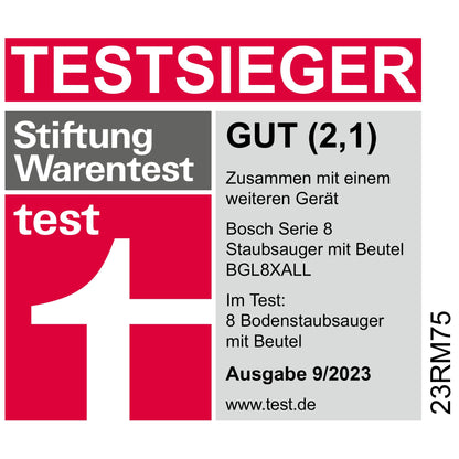 Bosch Staubsauger mit Beutel Serie 8 BGL8XALL - Schwarz
