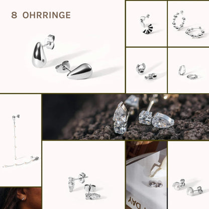 Purelei® Schmuck Adventskalender Frauen – Silber Edition