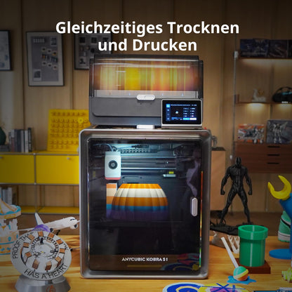 Anycubic Kobra S1 Combo 3D-Drucker – Mehrfarbig Hochgeschwindigkeit