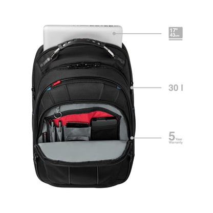 WENGER Carbon Laptop-Rucksack - 17 Zoll 30 l Schwarz 600637
