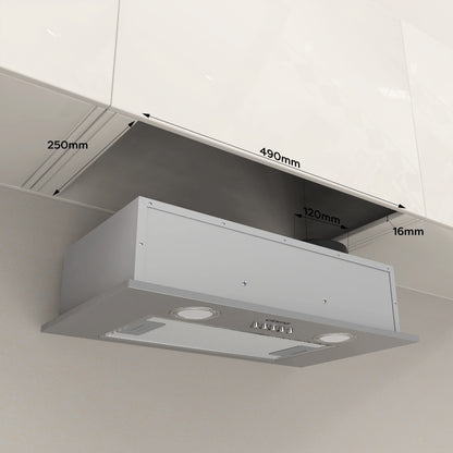 CIARRA CBCS5913A Einbau-Lüfterbaustein – 52cm Edelstahl