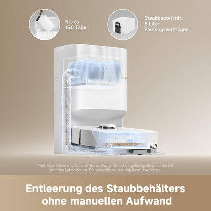 dreame D20 Pro Plus Saugroboter mit Wischfunktion, 13.000 Pa