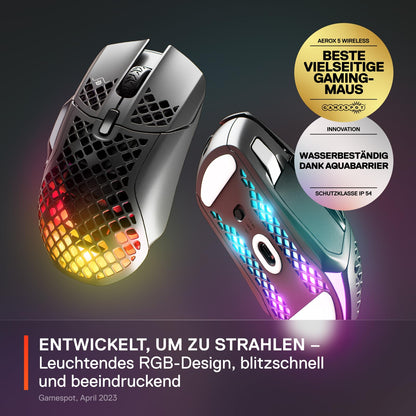 SteelSeries Aerox 5 Wireless Gaming-Maus