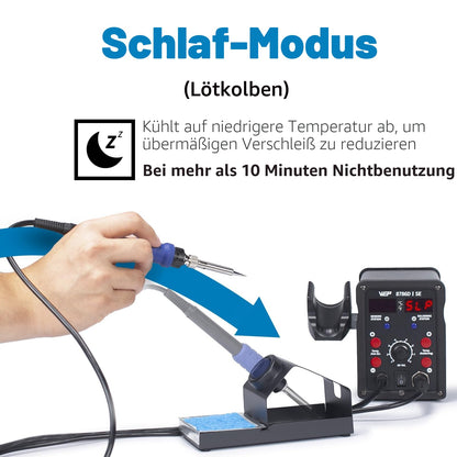 WEP 8786D-I SE 2-in-1 Lötstation mit Heissluftstation Set