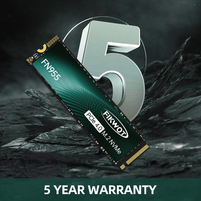 Fikwot FN955 M.2 PCIe Gen4 SSD - 2TB mit Graphene Kühler