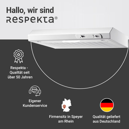Respekta DH520WL Unterbau-Dunstabzugshaube - 50 cm