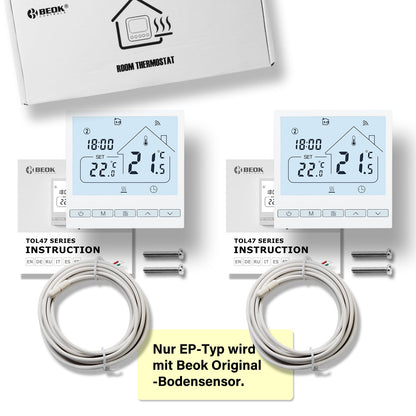 Beok TOL47WIFI Smart WiFi Heizthermostat - 2er-Pack