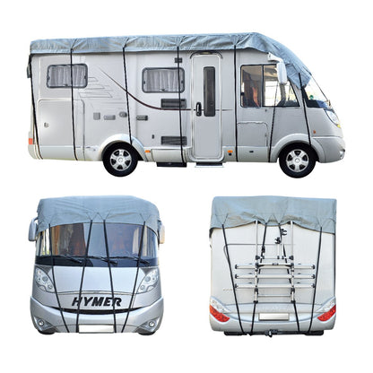 ProPlus 610277 Dachschutzplane für Wohnwagen & Reisemobil Grau