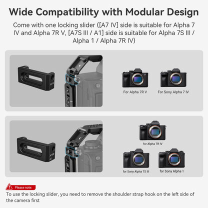SmallRig Cage 3667C Kamerakäfig für Sony A7 IV, A7R V, A7S III, A1