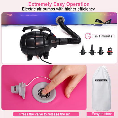 ROMELANDS Turnmatte Aufblasbar – 3M, 10 cm hoch