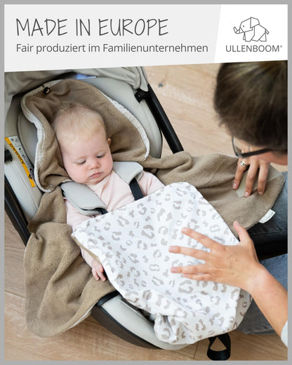 ULLENBOOM Einschlagdecke Babyschale & Kindersitz - Leo