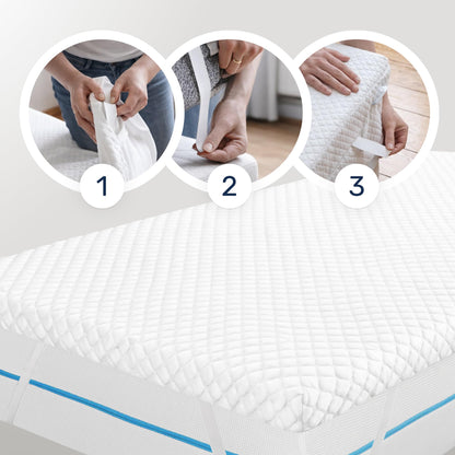 Dailydream Matratzentopper 140x200 cm Memory Foam 7 cm H1/2 Model L