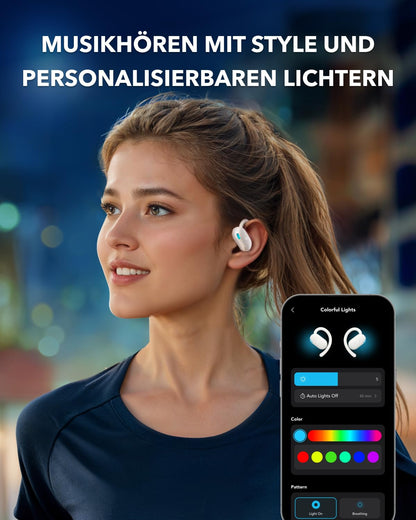 soundcore V20i Open-Ear Kopfhörer mit Ohrhaken, Bluetooth 5.4