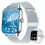 LODIMEKE Smartwatch P133 mit Telefonfunktion für Damen und Herren, Metallgehäuse und zwei Armbänder